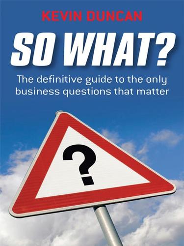 Cover for So What