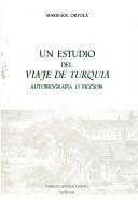 Cover for Un Estudio del 'Viaje de Turquía'