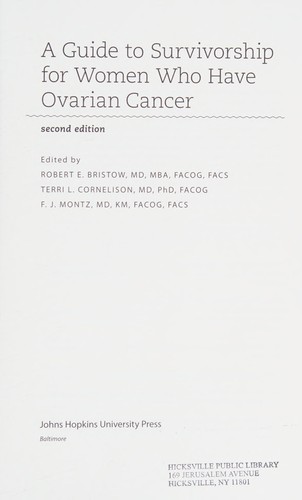 Cover for A guide to survivorship for women who have ovarian cancer