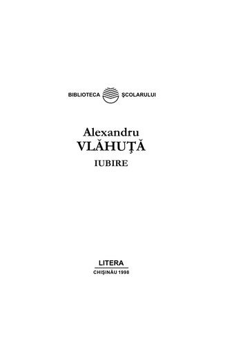 Cover for Iubire