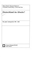 Cover for Deutschland im Abseits?: rot-gr une Aussenpolitik 1998-2003