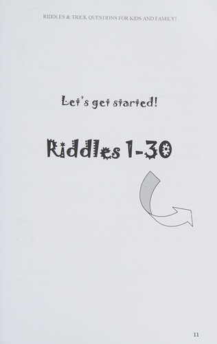 Cover for Riddles and Trick Questions for Kids and Family!
