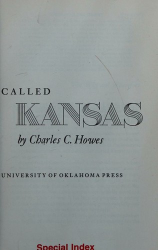 Cover for This place called Kansas