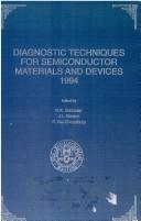 Cover for Diagnostic Techniques for Semiconductor Materials and Devices (Food Preservation Technology Series)