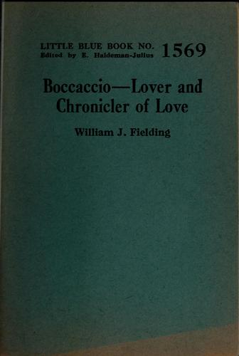 Cover for Boccaccio