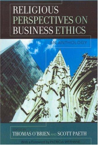 Cover for Religious Perspectives on Business Ethics