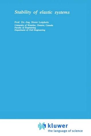 Cover for Stability of Elastic Systems (Mechanics of Elastic Stability)