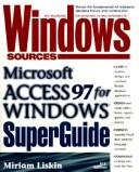 Cover for Microsoft Access 97 for Windows superguide