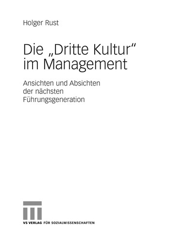Cover for Die "dritte Kultur" im Management