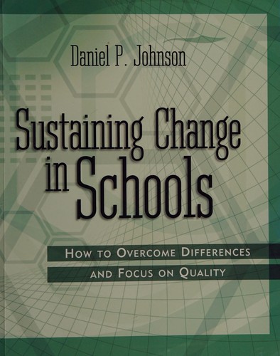 Cover for Sustaining change in schools