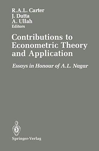Cover for Contributions to Econometric Theory and Application