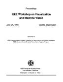 Cover for IEEE Workshop on Visualization and Machine Vision