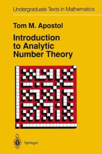 Cover for Introduction to Analytic Number Theory