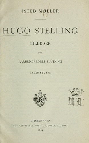 Cover for Hugo Stelling