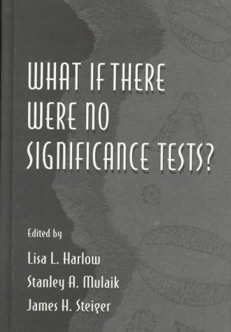 Cover for What if there were no significance tests?
