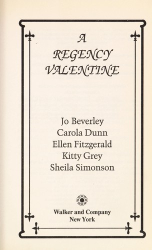 Cover for A Regency Valentine