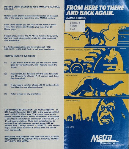 Cover for From here to there and back again