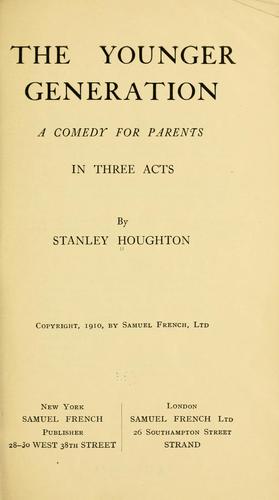Cover for The younger generation