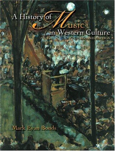 Cover for A history of music in Western culture