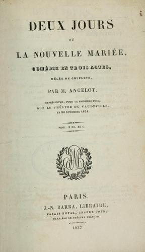 Cover for Deux jours