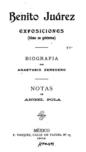 Cover for Exposiciones.