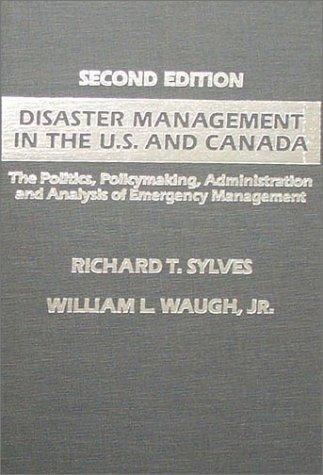 Cover for Disaster Management in the U.S. and Canada