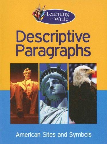 Cover for Descriptive Paragraphs (Learning to Write)
