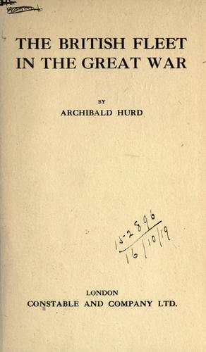 Cover for The British fleet in the Great War.