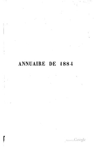 Cover for Annuaire.