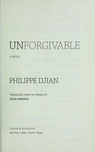 Cover for Unforgivable