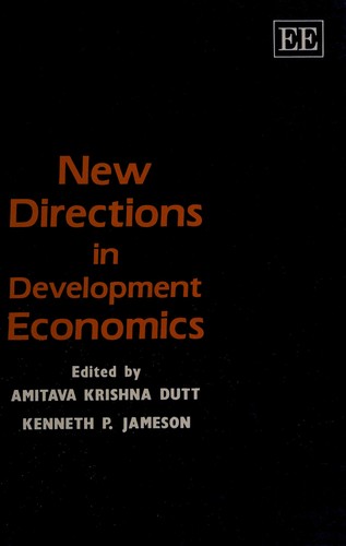 Cover for New directions in development economics