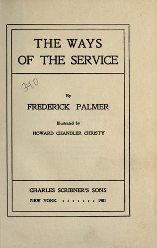 Cover for The ways of the service