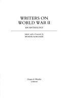 Cover for WRITERS ON WORLD WAR II