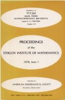 Cover for International Conference on Mathematical Problems of Quantum Field Theory and Quantum Statistics