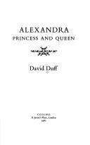 Cover for Alexandra, Princess and Queen