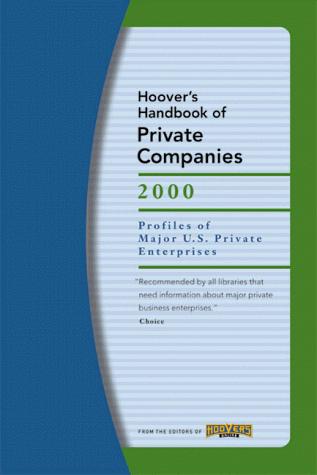 Cover for Hoover's Handbook of Private Companies 2000