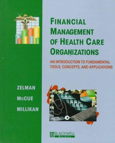 Cover for Financial management of health care organizations