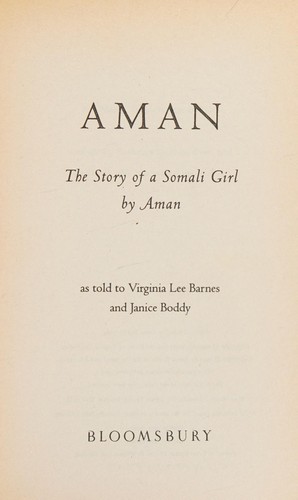 Cover for Aman