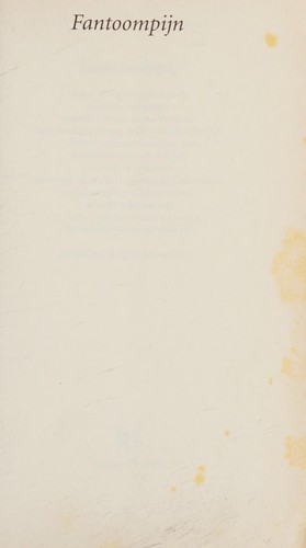 Cover for Fantoompijn