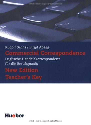 Cover for Commercial Correspondence, Teacher's Key