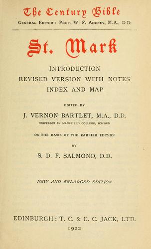 Cover for St. Mark