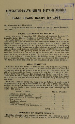 Cover for [Report 1953]