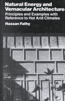Cover for Natural energy and vernacular architecture