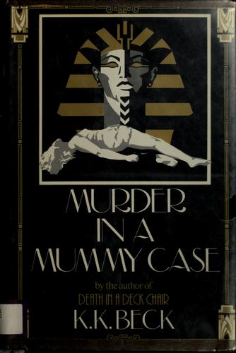 Cover for Murder in a mummy case
