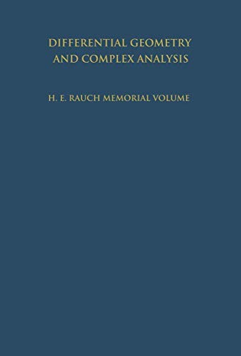 Cover for Differential Geometry and Complex Analysis