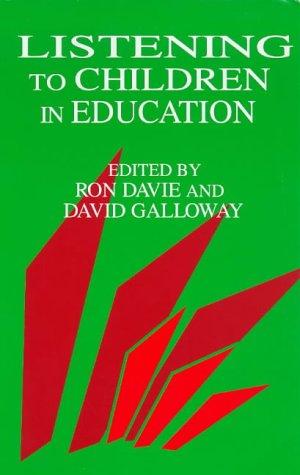 Cover for Listening to Children in Educ