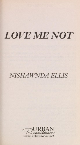 Cover for Love me not
