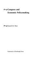 Cover for Congress and economic policymaking