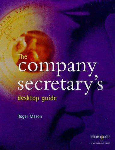 Cover for The Company Secretary's Desktop Guide