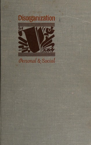 Cover for Disorganization
